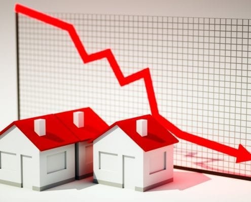 declining house value iStock 518399289 495x400 - How Much Does Cigarette Smoke Decrease Your Home Resale Value Based on the Smoke and Odor?