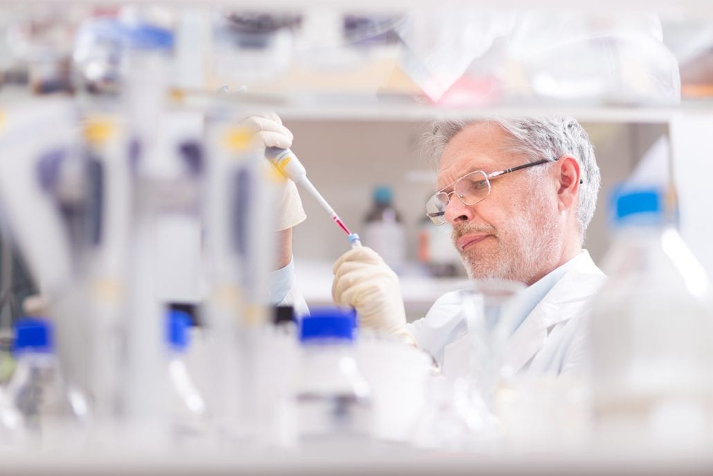 Life scientist researching in the laboratory. Life scientist researching in the laboratory.