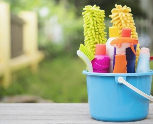 cleaning products thirdhand smoke iStock 824897254 495x400 - What You Can Do About Your Cleaning Products Activating Third Hand Smoke on Your Walls | Smoke Odor Removal From Your House.